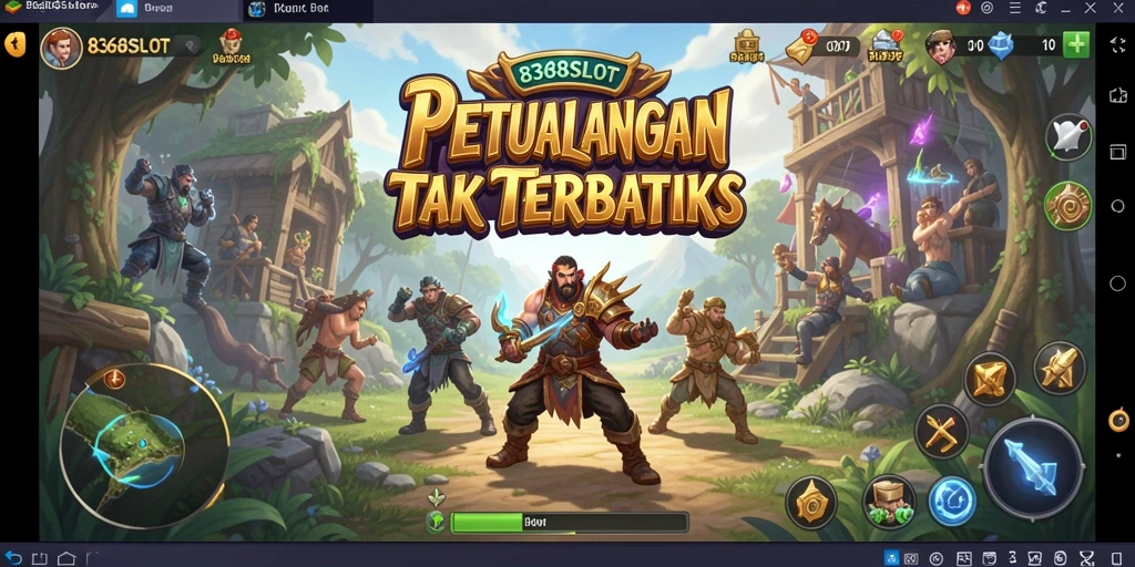 Tangkapan layar gameplay <strong>8368SLOT</strong> menunjukkan aksi seru di dunia terbuka.