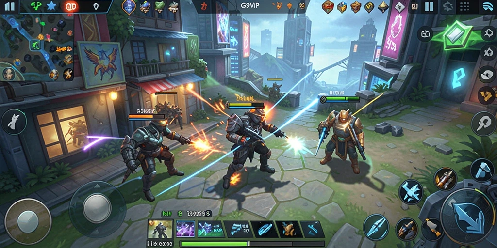 Tampilan gameplay G9VIP yang menarik dan penuh strategi.