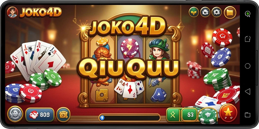 Tampilan gameplay QiuQiu yang seru dan interaktif di JOKO4D.