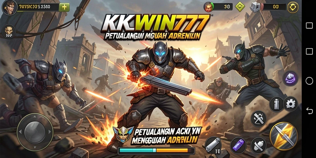 Screenshot gameplay KKWIN777 menampilkan aksi seru dan karakter yang dinamis.