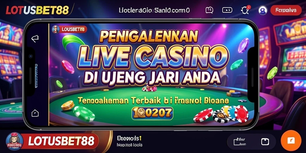 Gameplay Live Casino yang menarik dan mengasyikkan di LOTUSBET88.