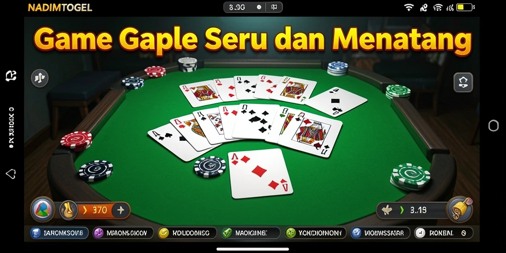 Tampilan gameplay seru GAPLE di NADIMTOGEL.