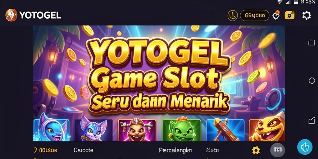 Screenshot YOTOGEL menampilkan gameplay slot yang seru dan interaktif.